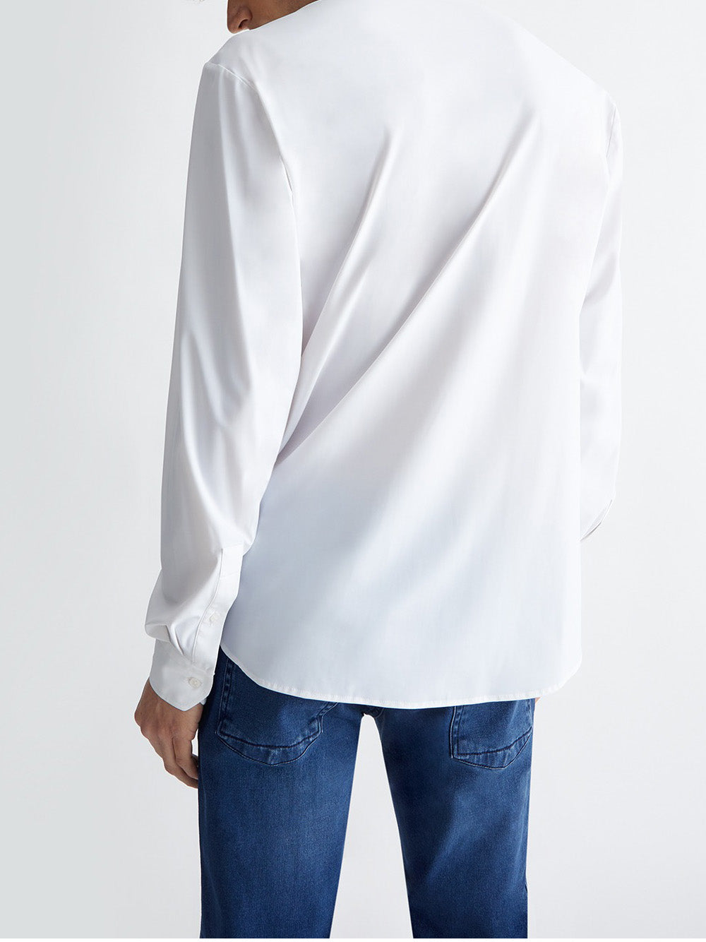 Camicia Liu Jo Slim Superstretch Comflong da Uomo - Bianco