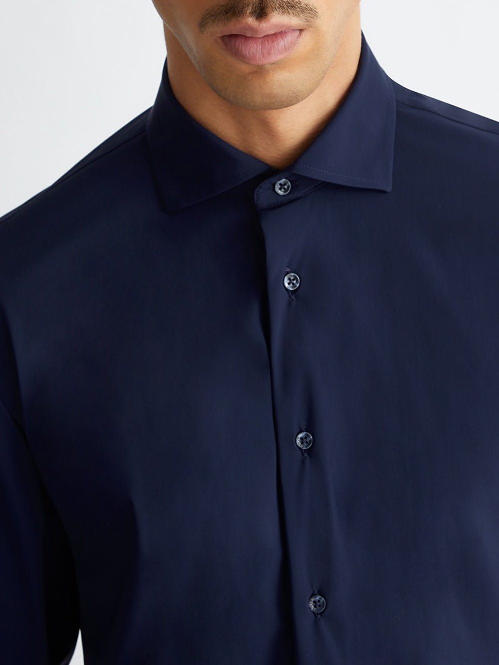 Camicia Liu Jo Slim Superstretch Comflong da Uomo - Blu