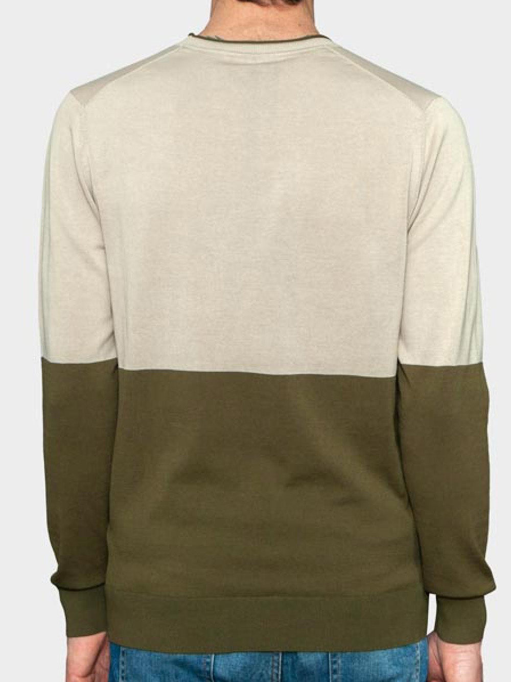 Pullover Liu Jo Giroriga da Uomo - Verde Beige