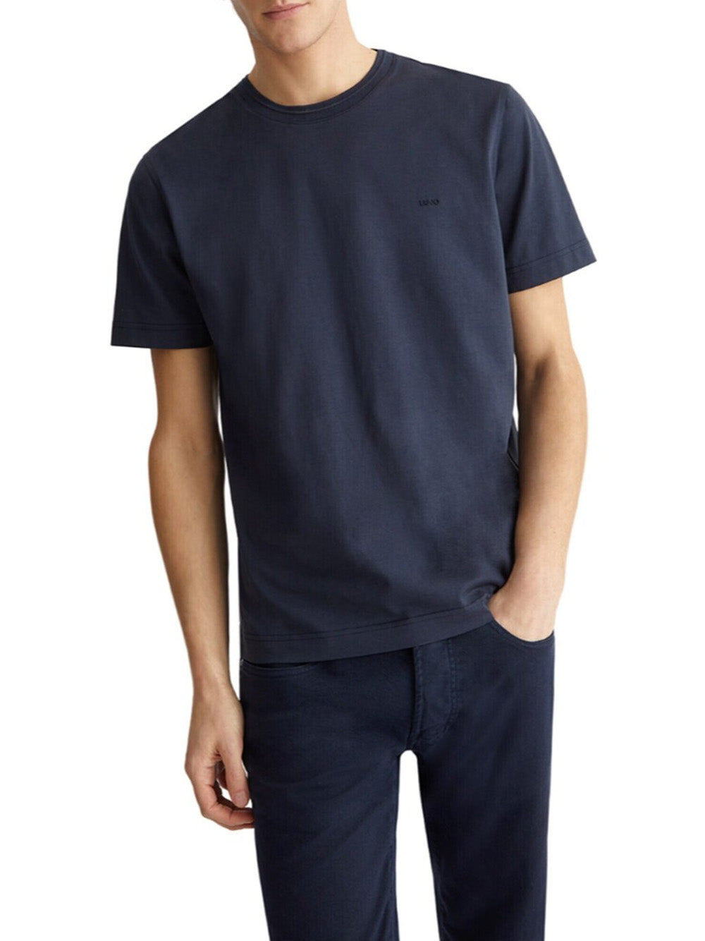 T-shirt Liu Jo Roundsilk da Uomo - Blu