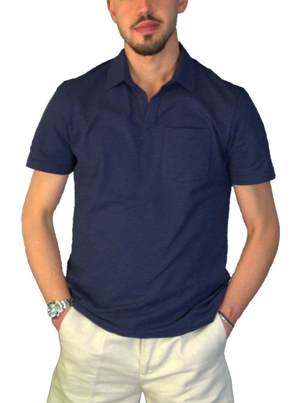 Polo Liu Jo Flamecuba da Uomo - Blu