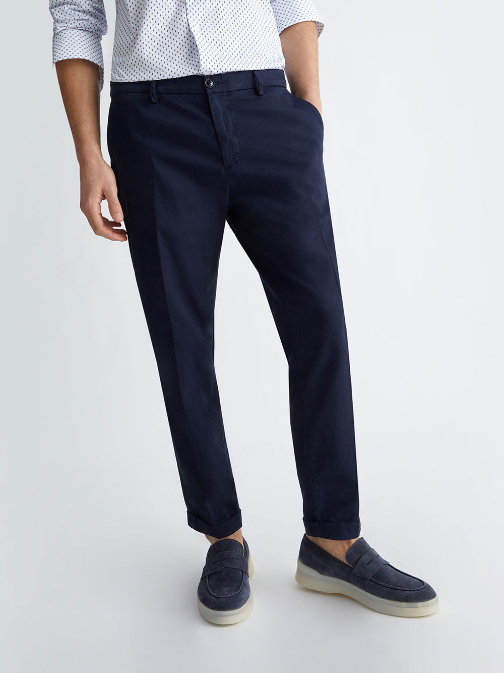 Pantalone Chino Liu Jo Capriwasharm da Uomo - Blu