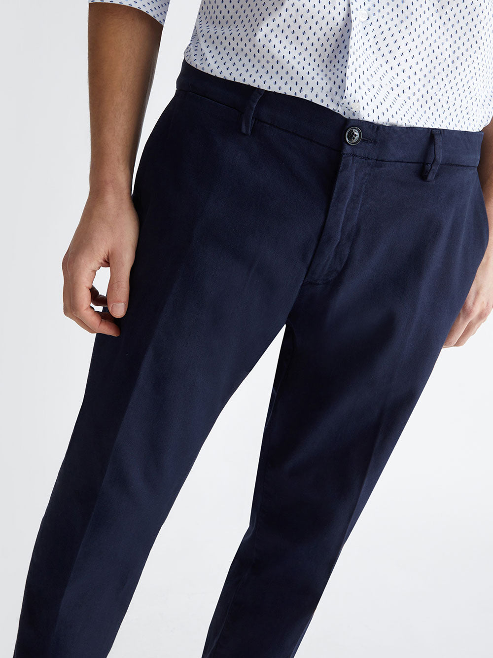 Pantalone Chino Liu Jo Capriwasharm da Uomo - Blu