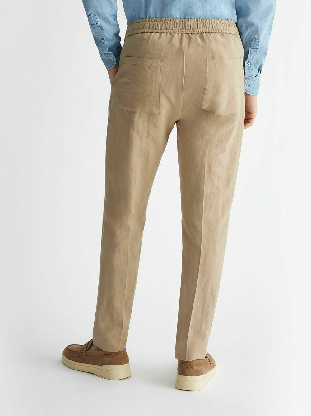 Pantalone Chino Liu Jo Regular Jogglinen da Uomo - Beige