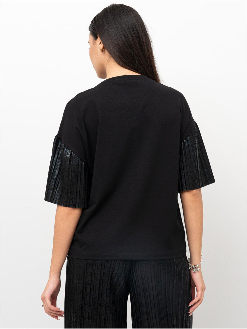 T-shirt Liu Jo da Donna - Nero