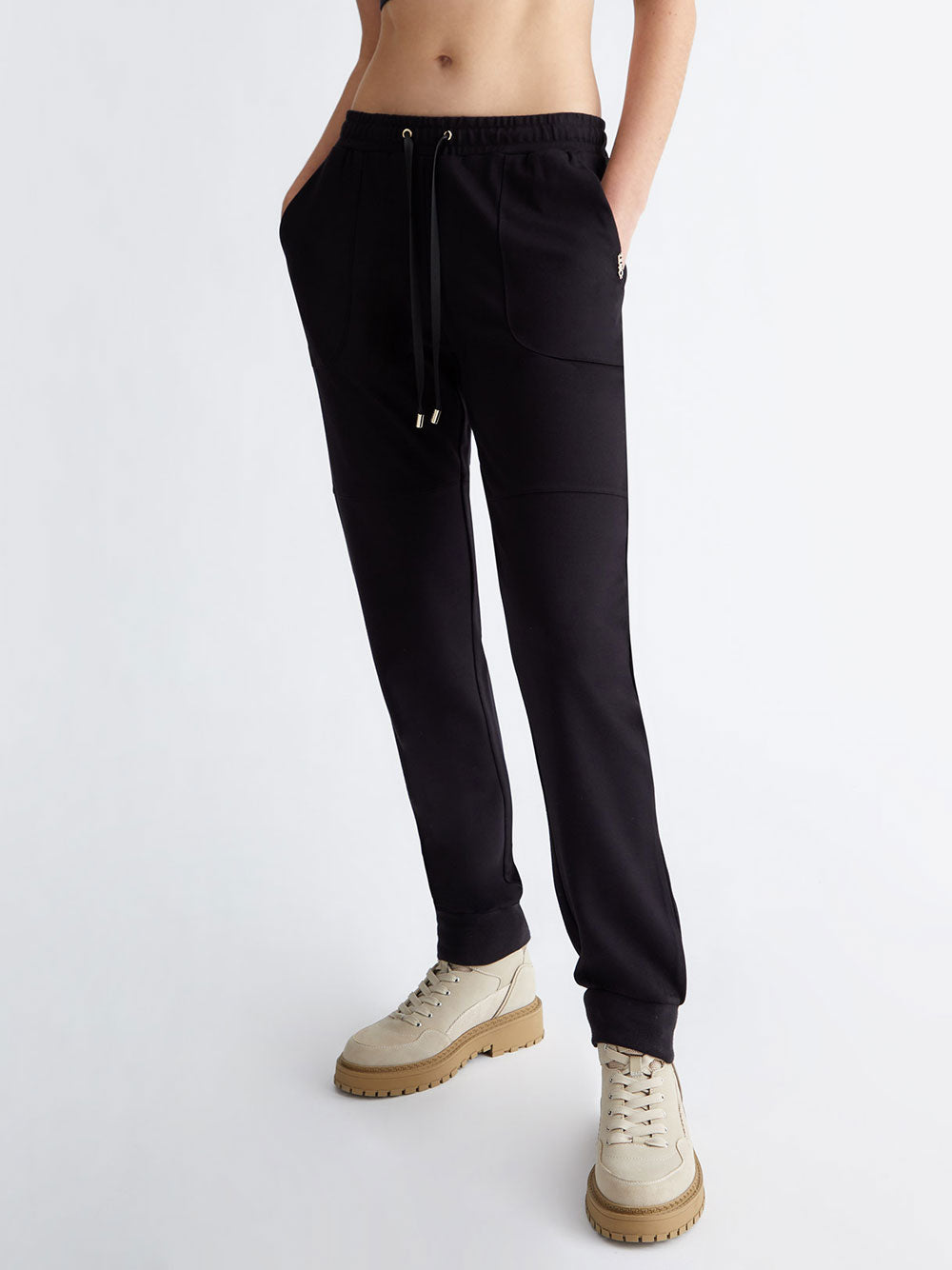 Pantalone Jogger Liu Jo da Donna - Nero