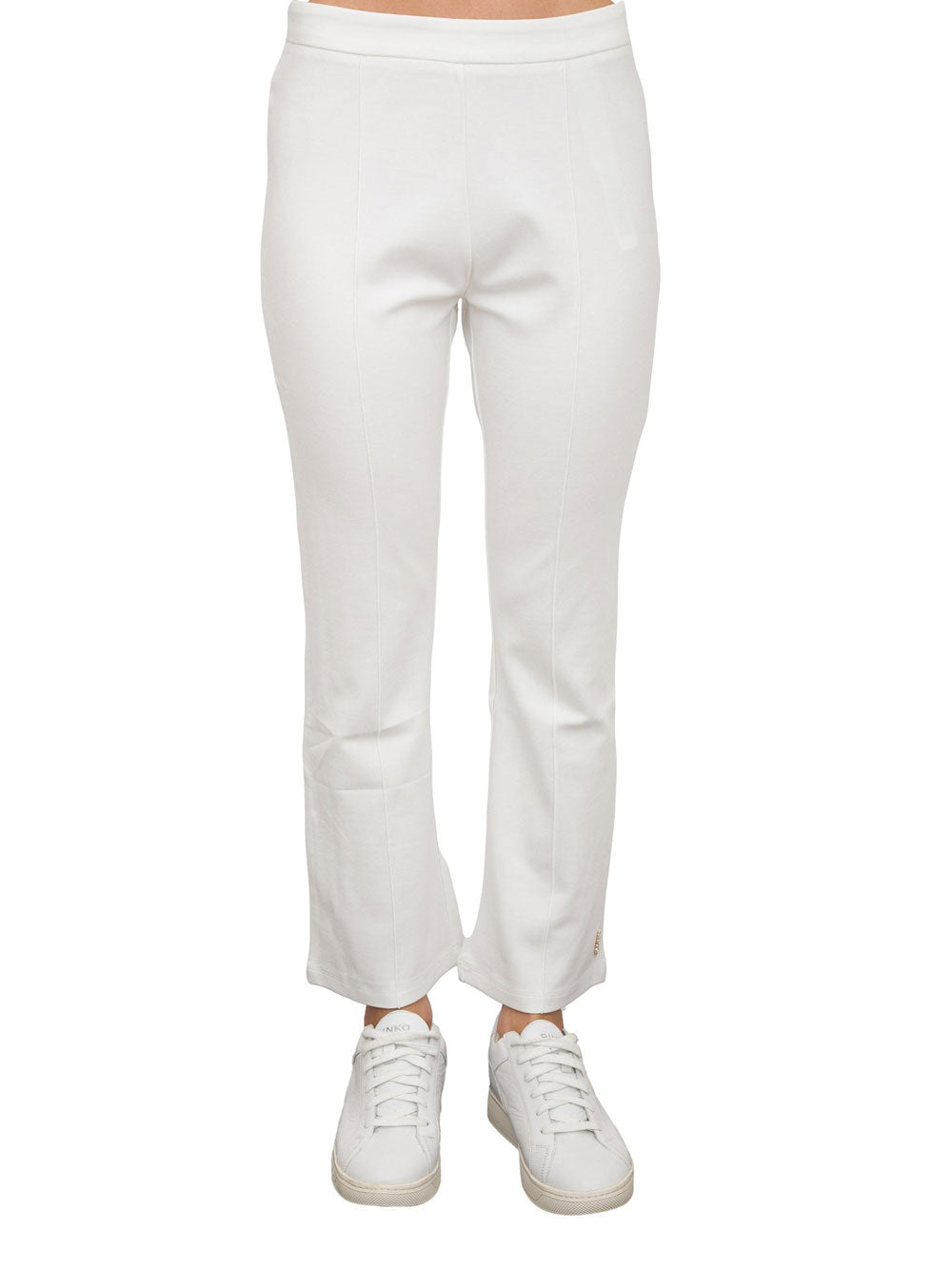 Pantalone Jogger Liu Jo Jersey da Donna - Bianco