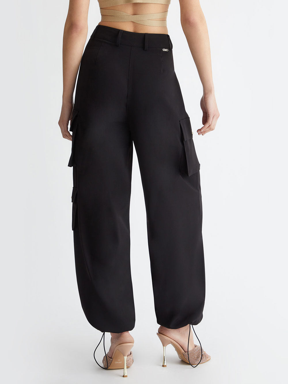 Pantalone Cargo Liu Jo da Donna - Nero