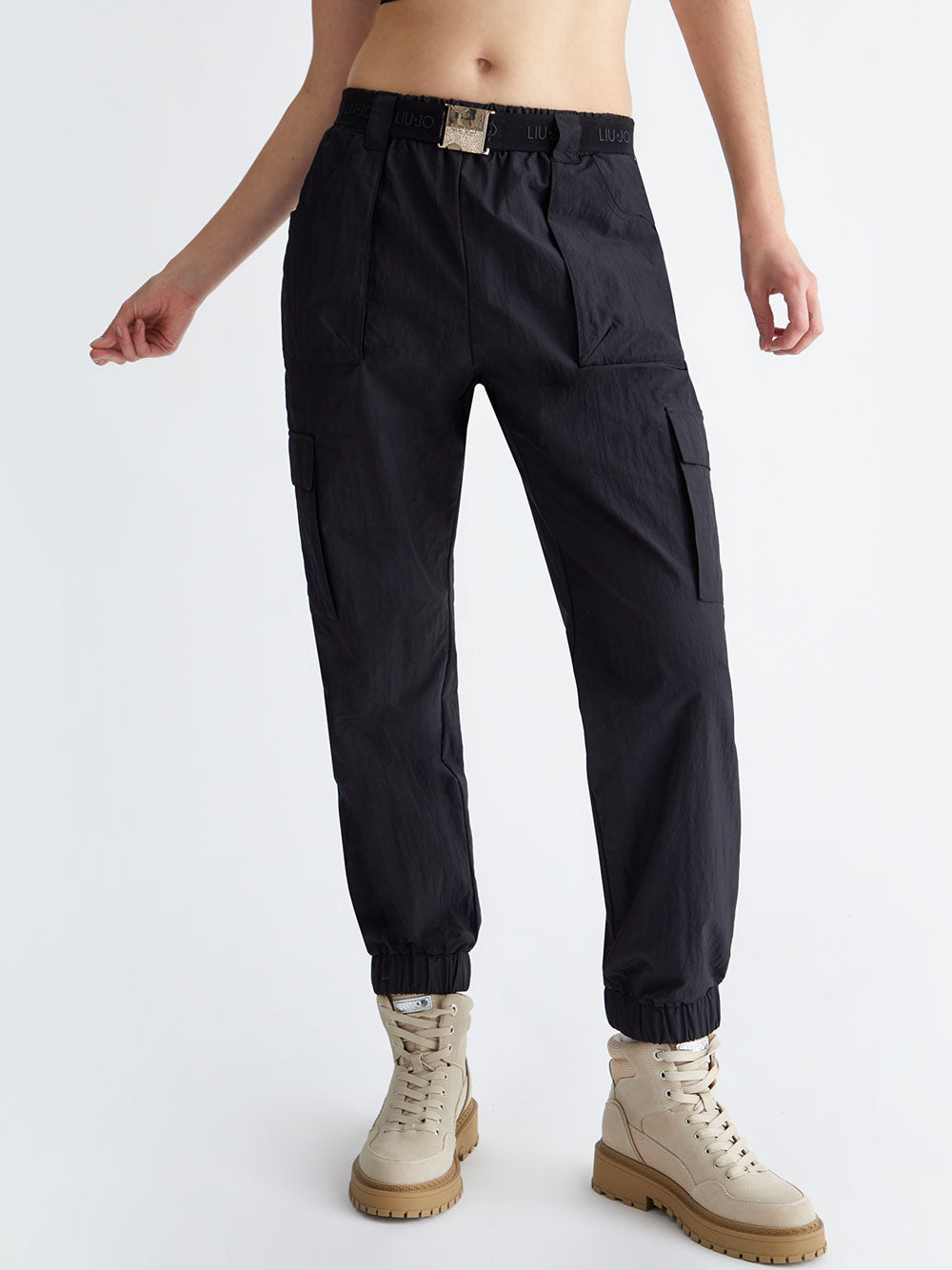 Pantalone Cargo Liu Jo da Donna - Nero