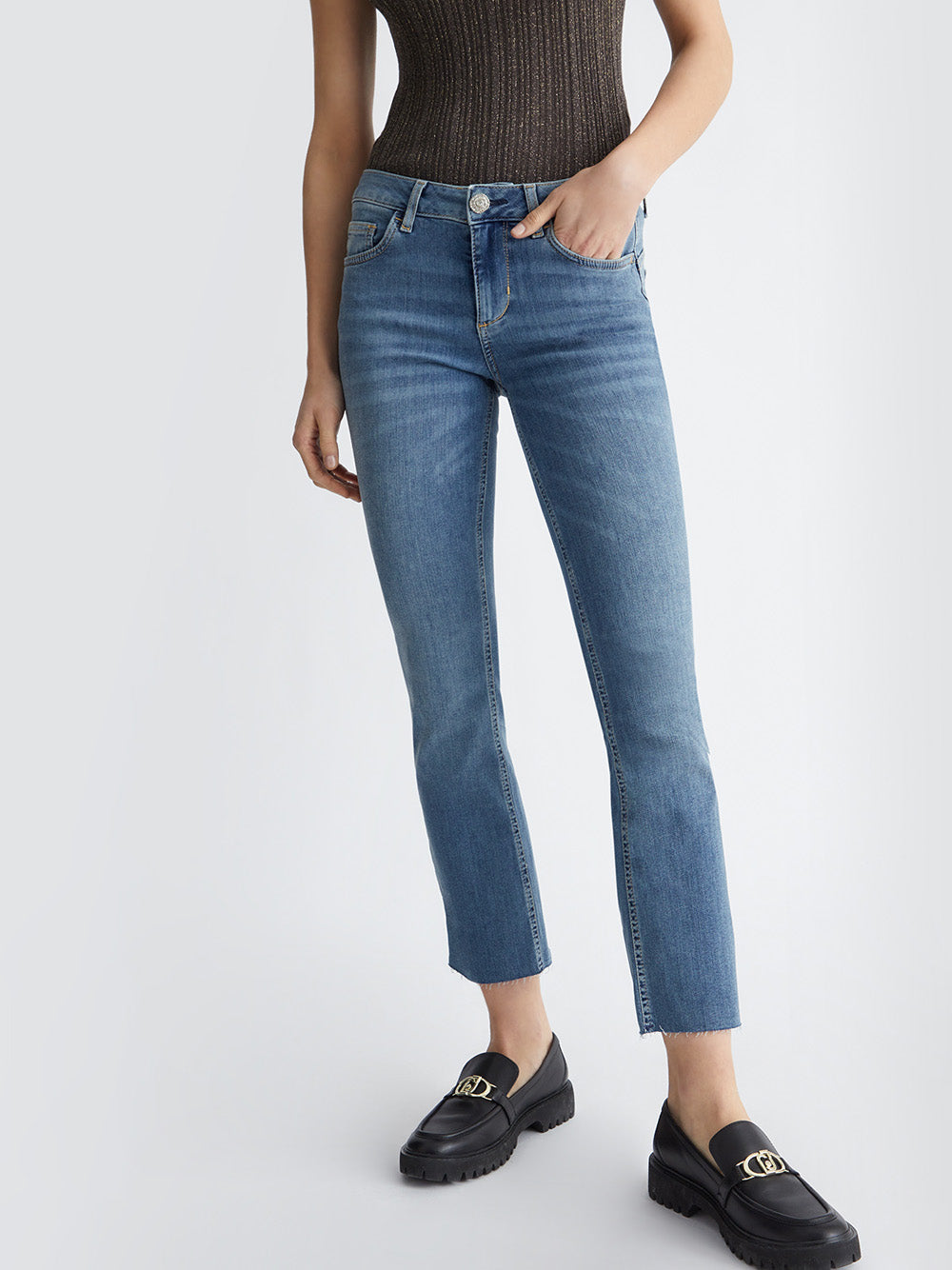 Jeans a Zampa Liu Jo Fly da Donna - Denim