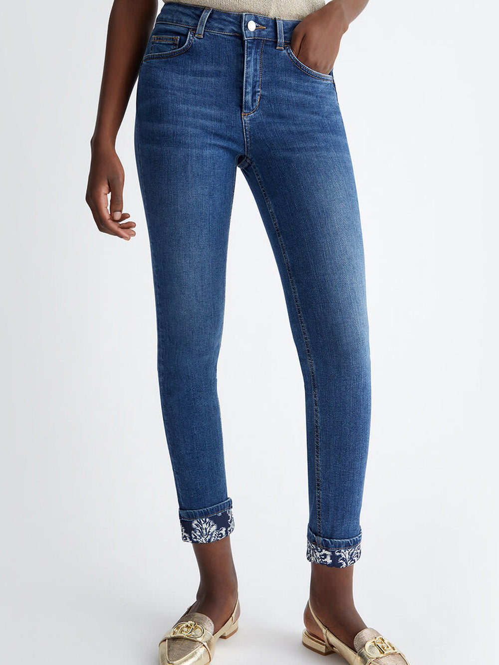 Jeans Skinny Liu Jo Monroe HW da Donna - Denim