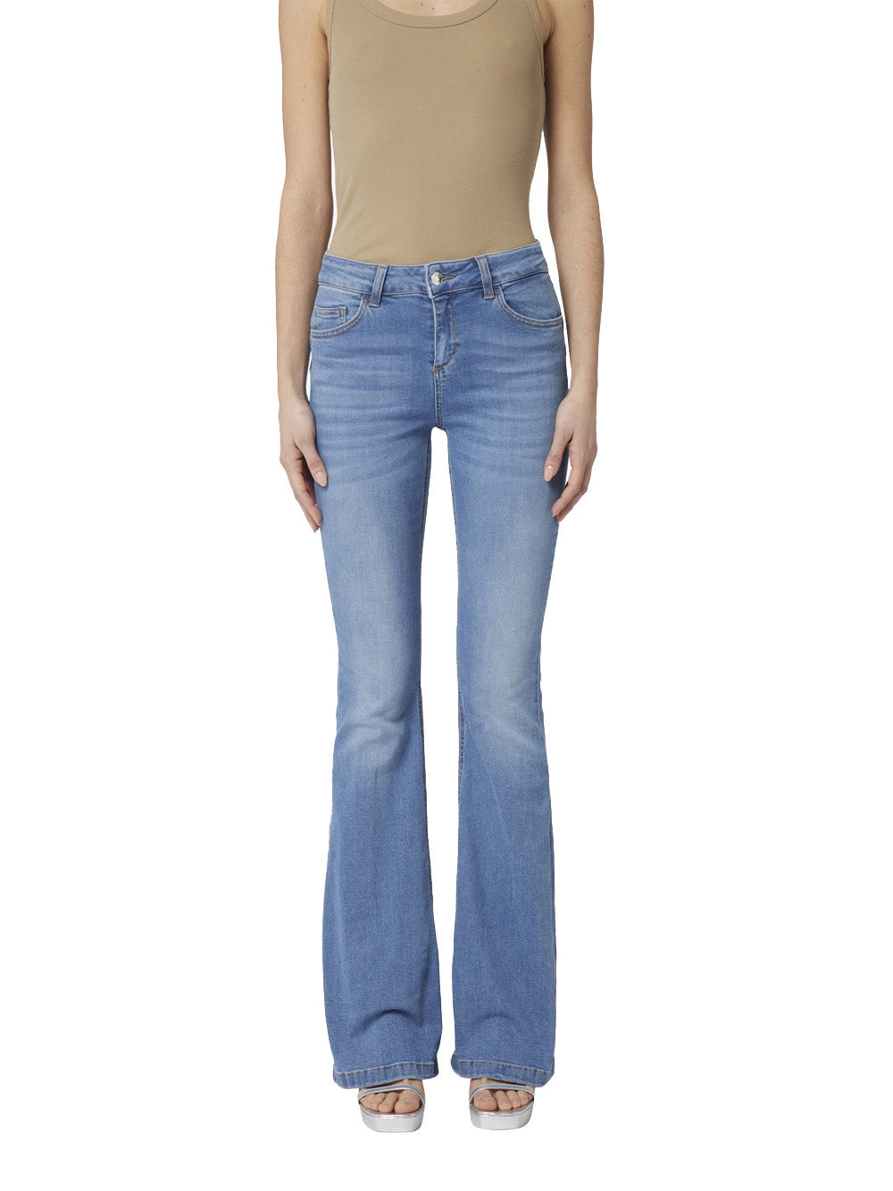 Jeans a Zampa Liu Jo Parfait Beat da Donna - Denim