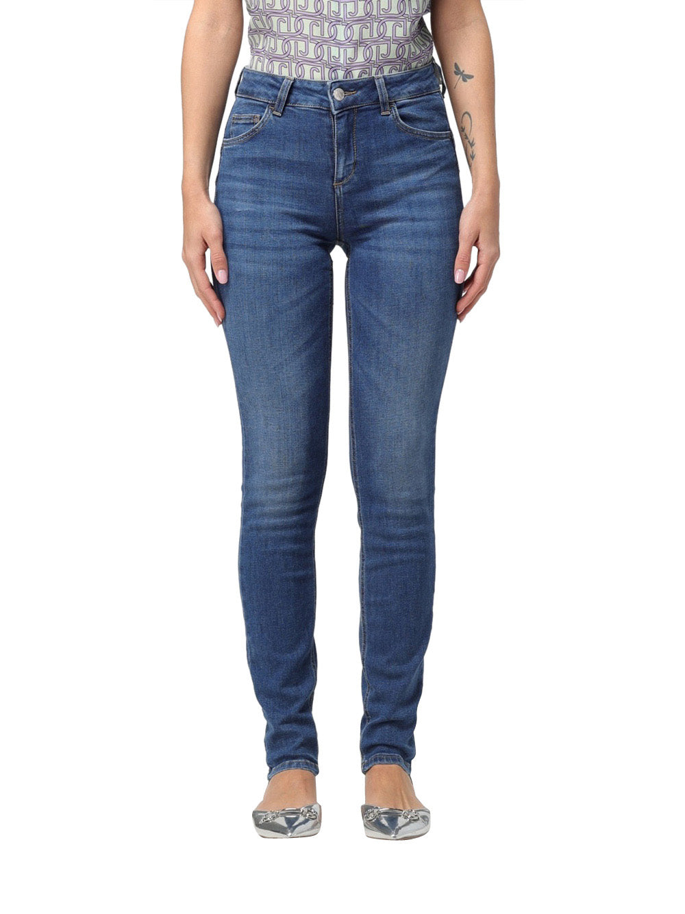 Jeans Skinny Liu Jo Parfait Ideal da Donna - Denim