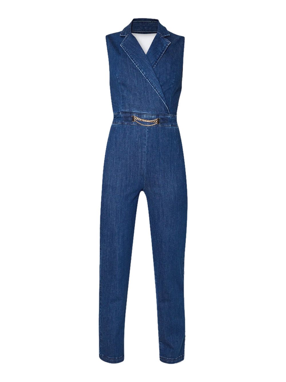 Jumpsuit Liu Jo Back Cut Out da Donna - Denim