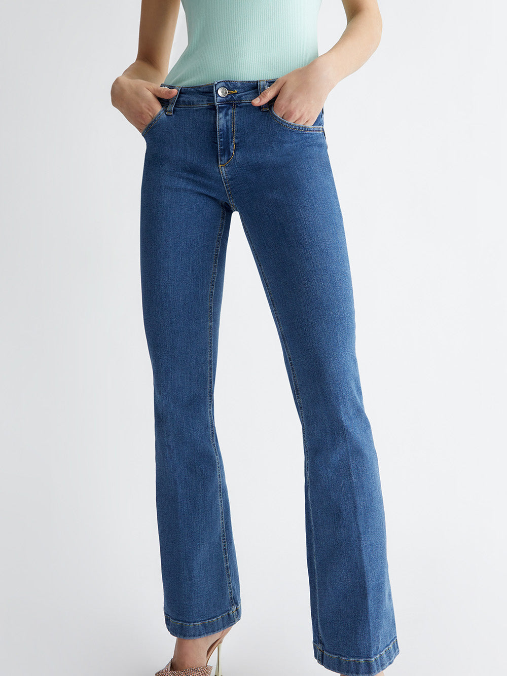 Jeans a Zampa Liu Jo da Donna - Denim