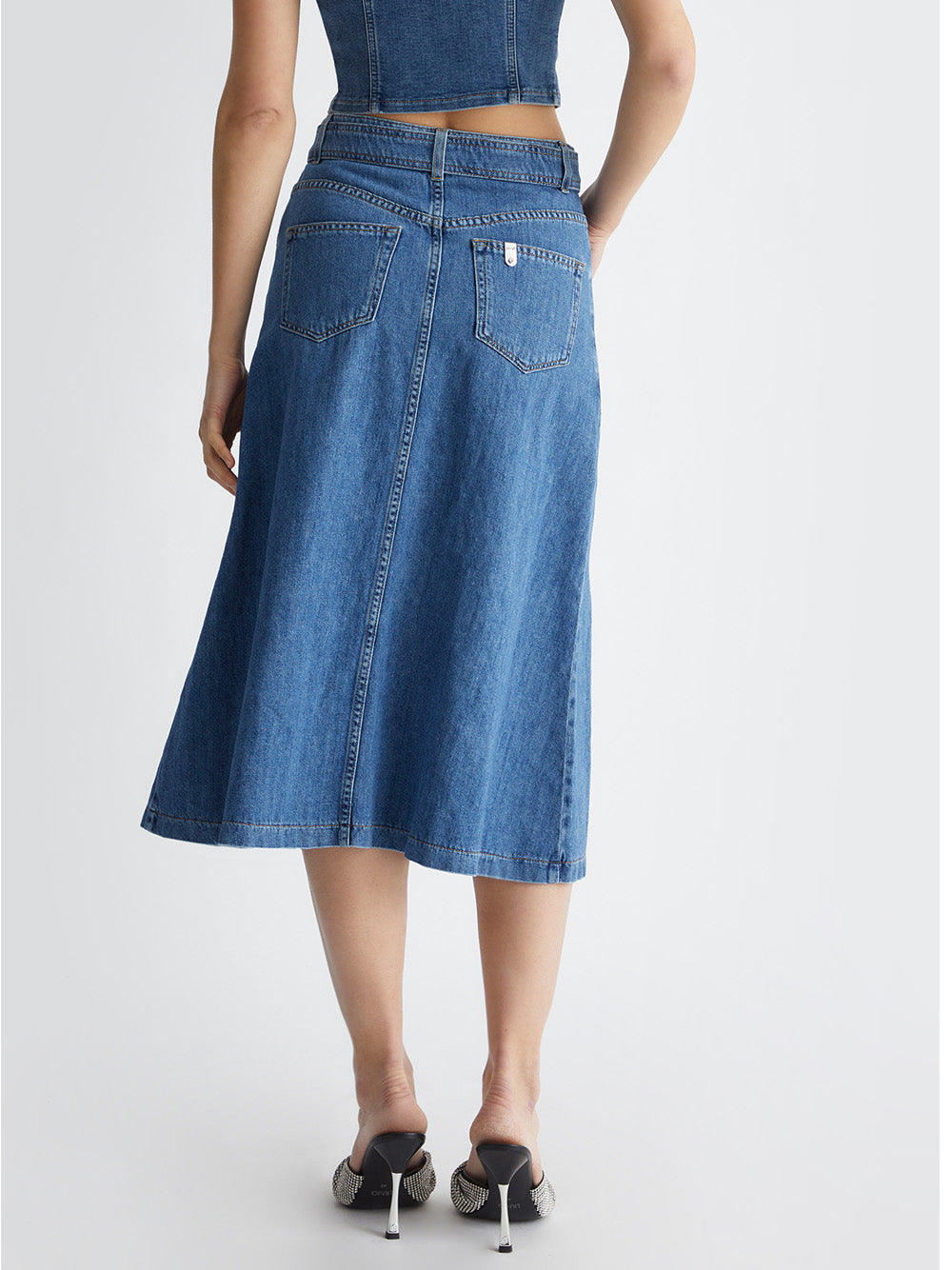 Gonna Longuette Liu Jo Utility da Donna - Denim