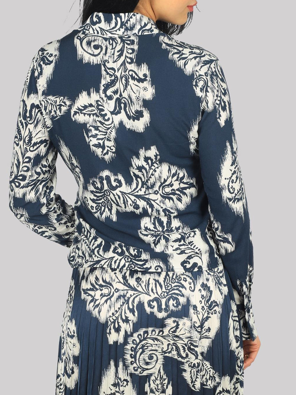 Camicia Liu Jo Knot Viscosa da Donna - Blu