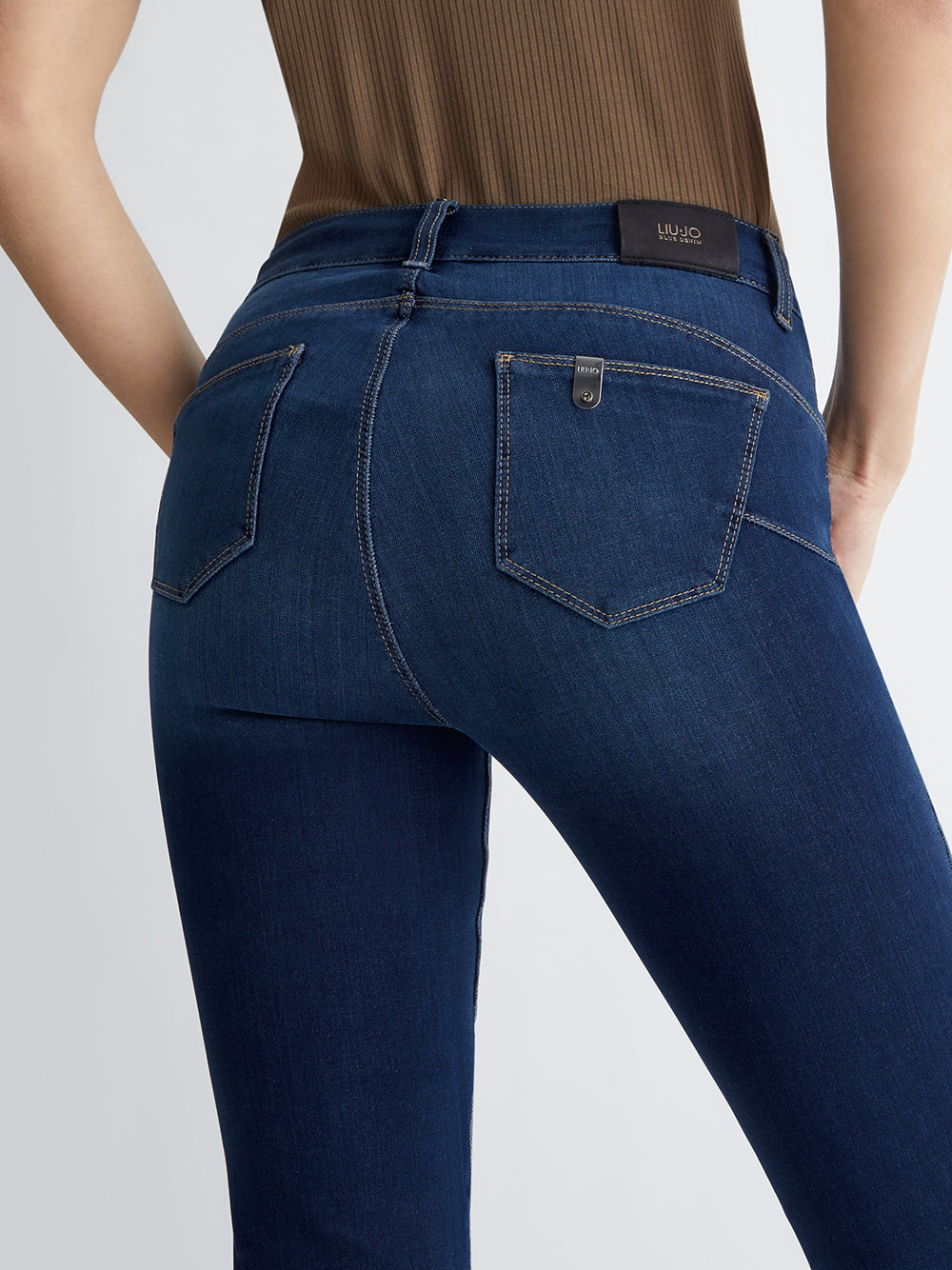 Jeans a Zampa Liu Jo Repot HW da Donna - Denim