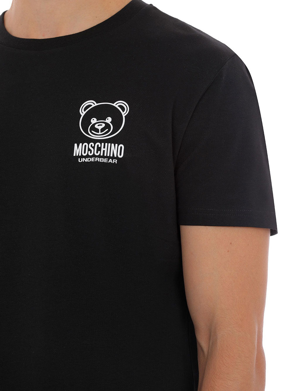 T-shirt Love Moschino da Uomo - Nero