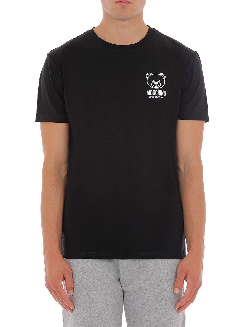 T-shirt Love Moschino da Uomo - Nero