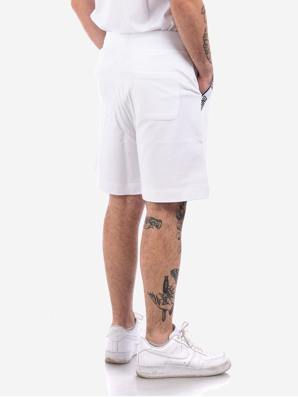 Shorts Sportivi Love Moschino da Uomo - Bianco