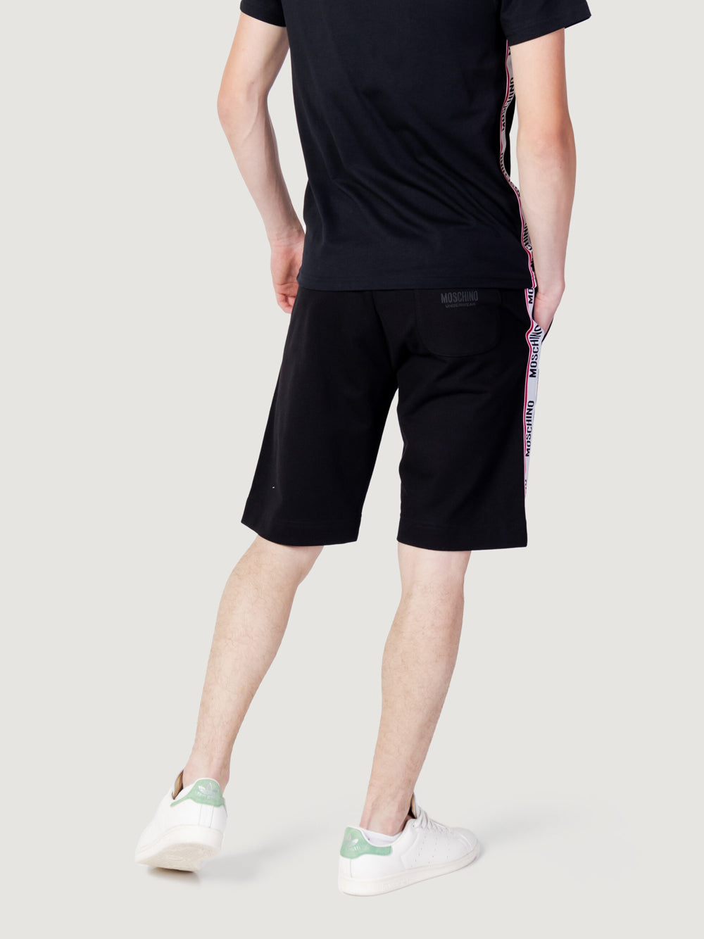 Shorts Sportivi Love Moschino da Uomo - Nero