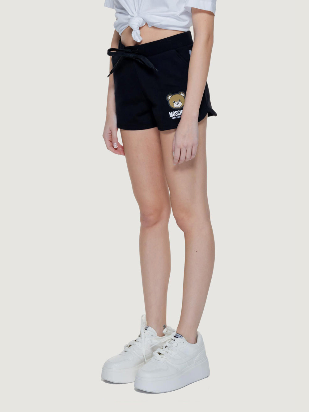 Shorts Sportivi Love Moschino da Donna - Nero