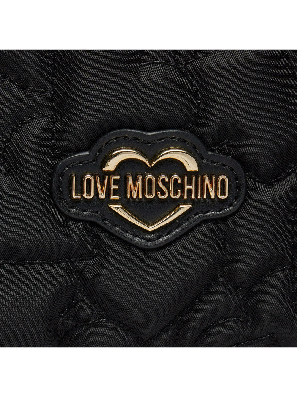 Borsa Shopper Love Moschino Nylon da Donna - Nero