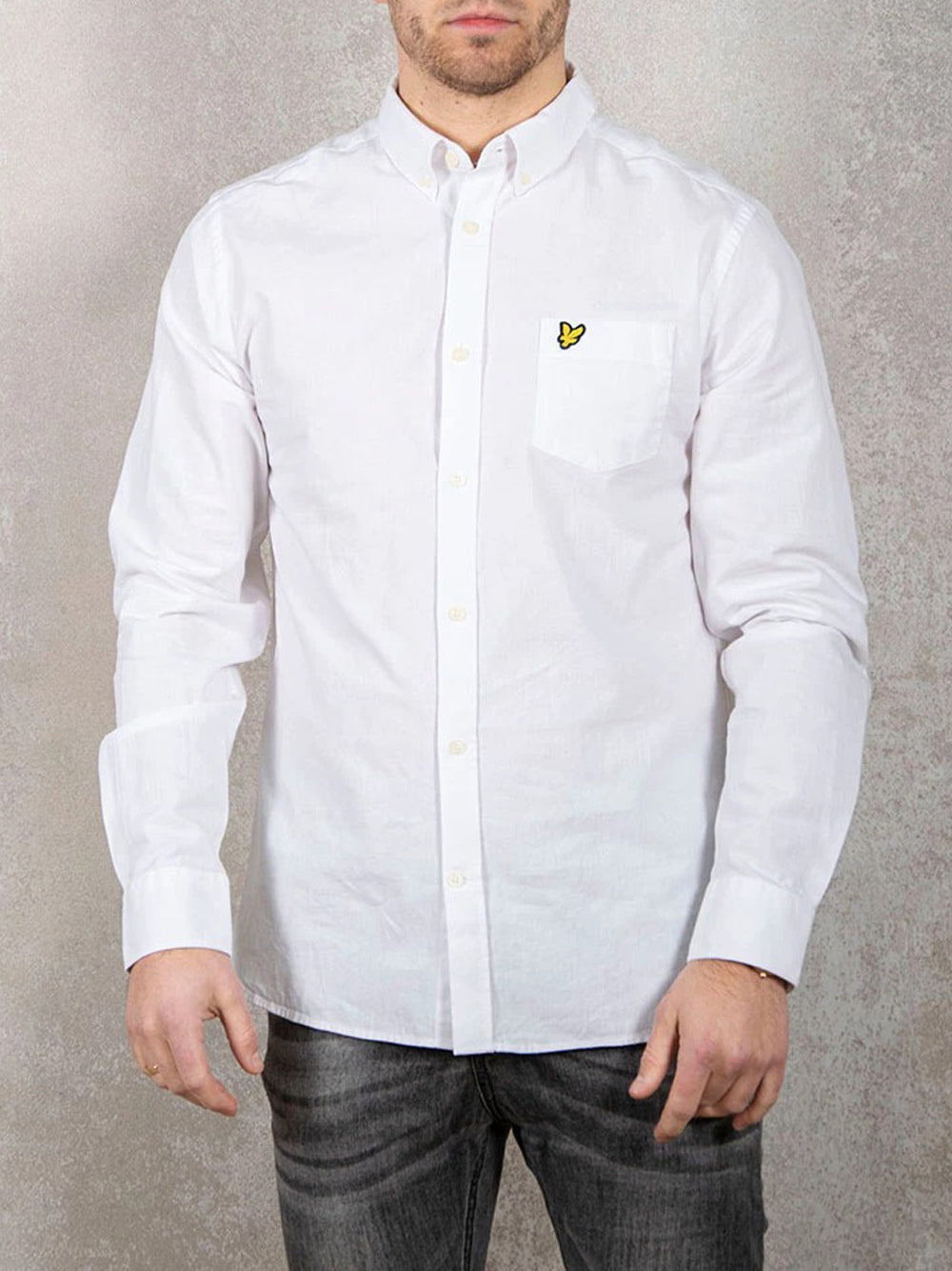 Lyle & Scott Camicia Casual Lyle &amp; Scott da Uomo - Bianco