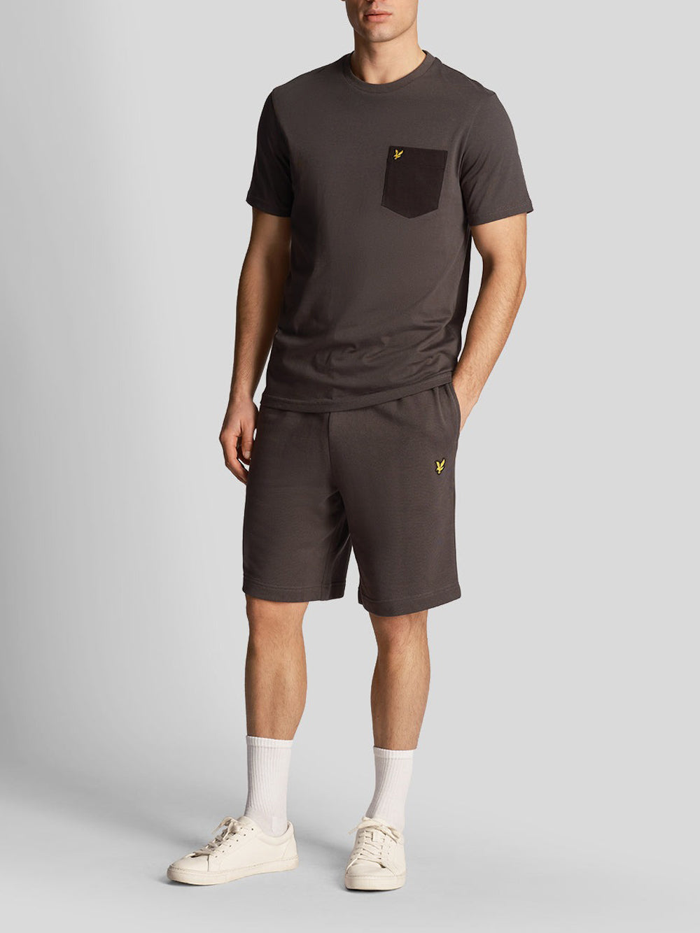 Lyle & Scott Shorts Sportivi Lyle &amp; Scott da Uomo - Grigio