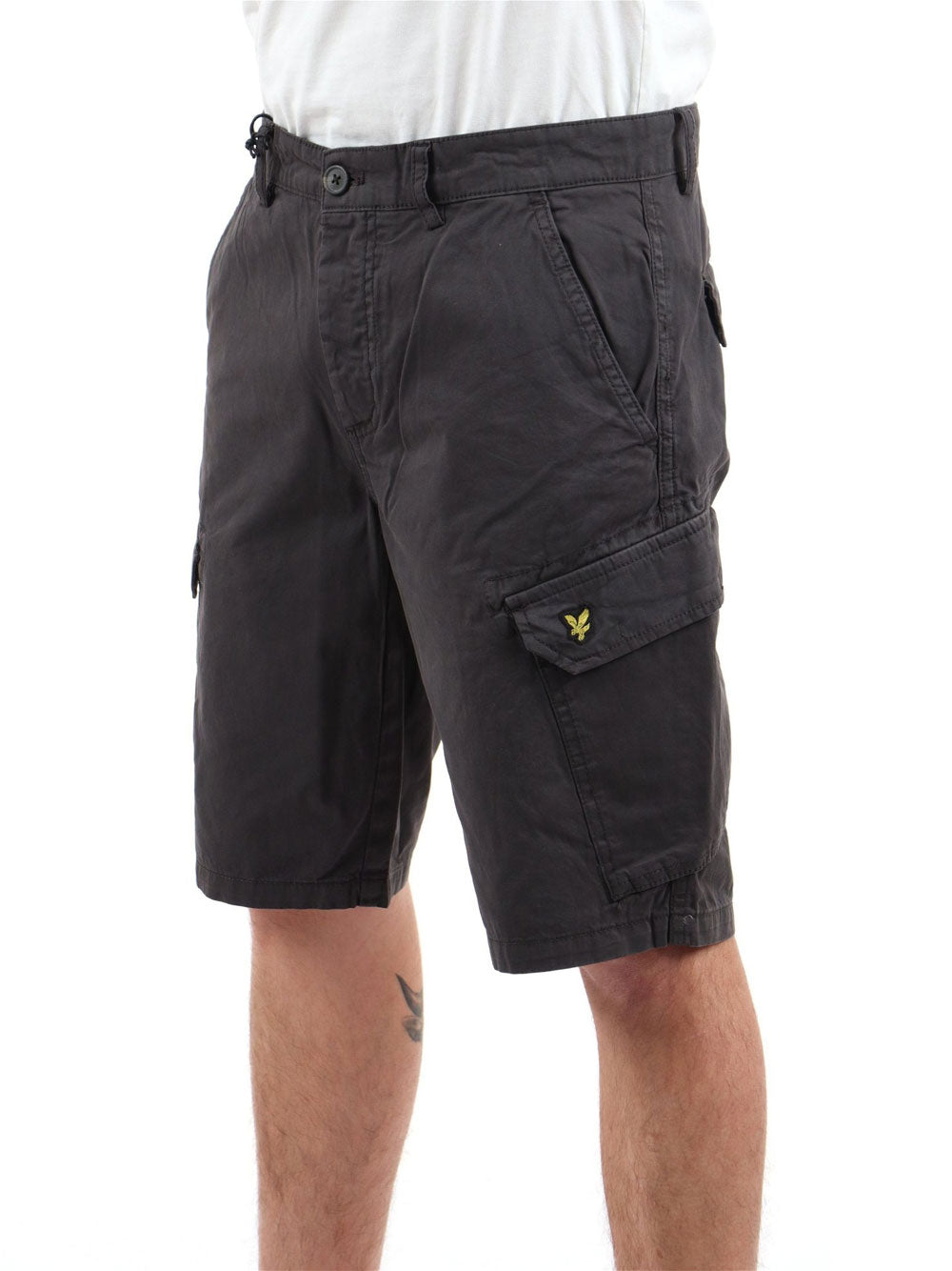 Lyle & Scott Bermuda Casual Lyle &amp; Scott Wembley Cargo da Uomo - Grigio