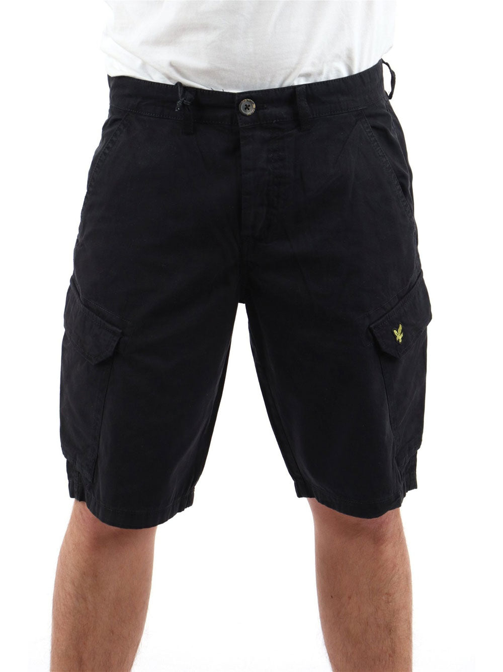 Lyle & Scott Bermuda Casual Lyle &amp; Scott Wembley Cargo da Uomo - Nero