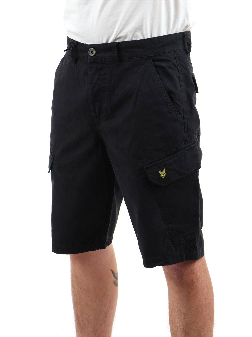 Lyle & Scott Bermuda Casual Lyle &amp; Scott Wembley Cargo da Uomo - Nero