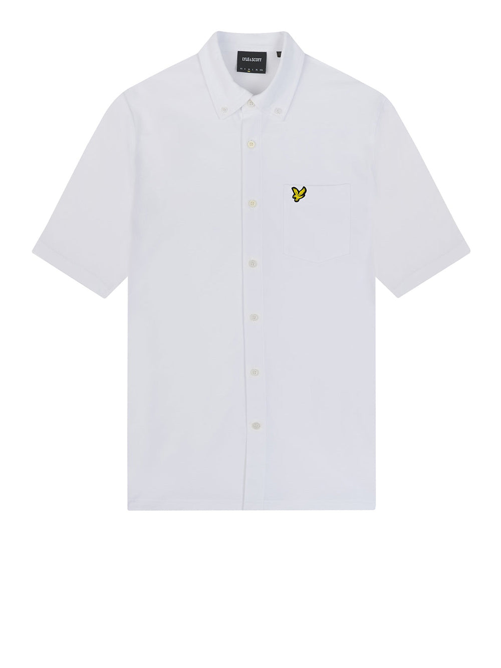 Lyle & Scott Camicia Lyle &amp; Scott Pique da Uomo - Bianco