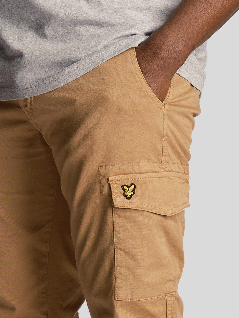 Lyle & Scott Pantalone Cargo Lyle &amp; Scott Upton Park da Uomo - Beige