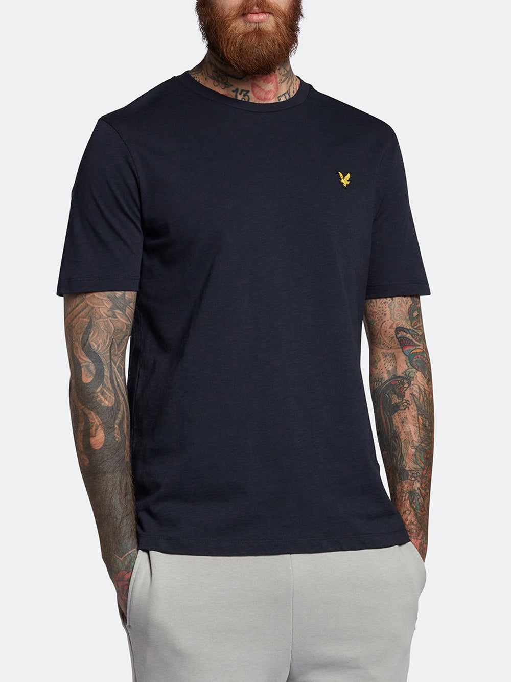 Lyle & Scott T-shirt Lyle &amp; Scott Slub da Uomo - Blu