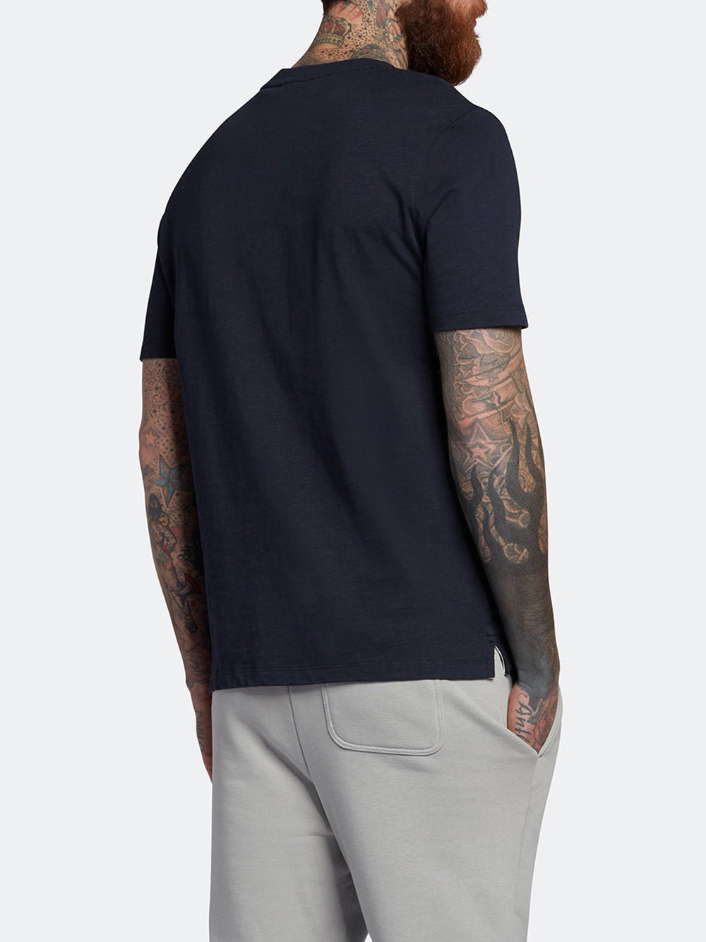 Lyle & Scott T-shirt Lyle &amp; Scott Slub da Uomo - Blu