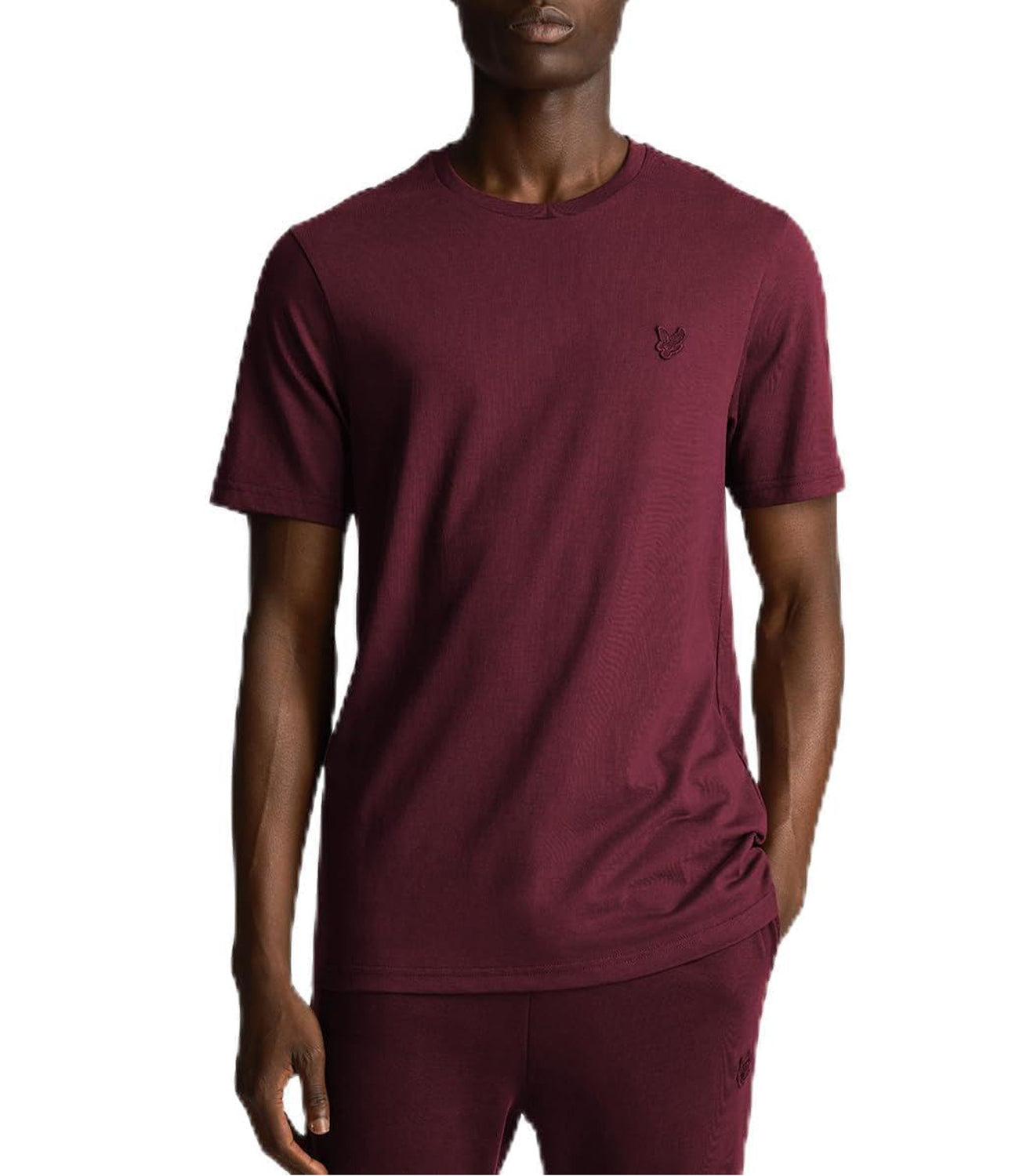 Lyle & Scott Lyle &amp; Scott T-shirt Uomo Mod. TS400TON Z562 Bordeau Rosso