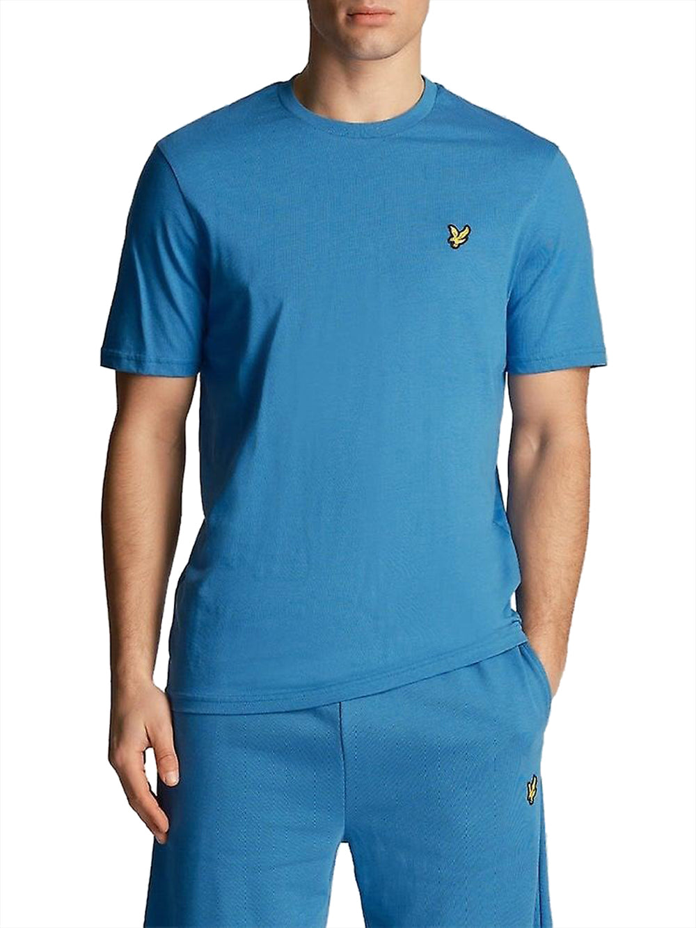 Lyle & Scott T-shirt Lyle &amp; Scott Plain da Uomo - Celeste