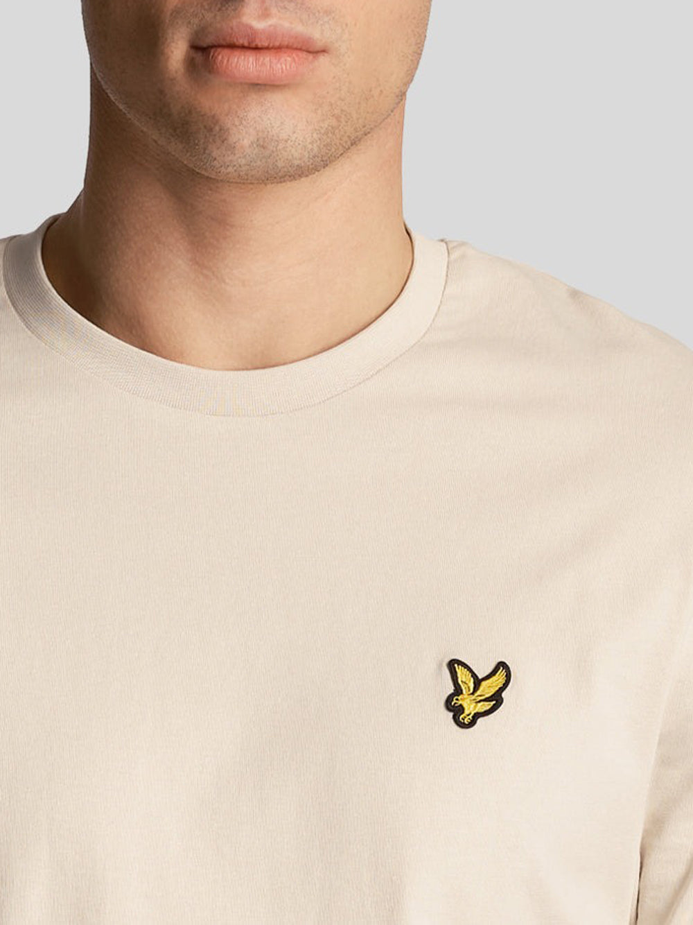 Lyle & Scott T-shirt Lyle &amp; Scott Plain da Uomo - Beige