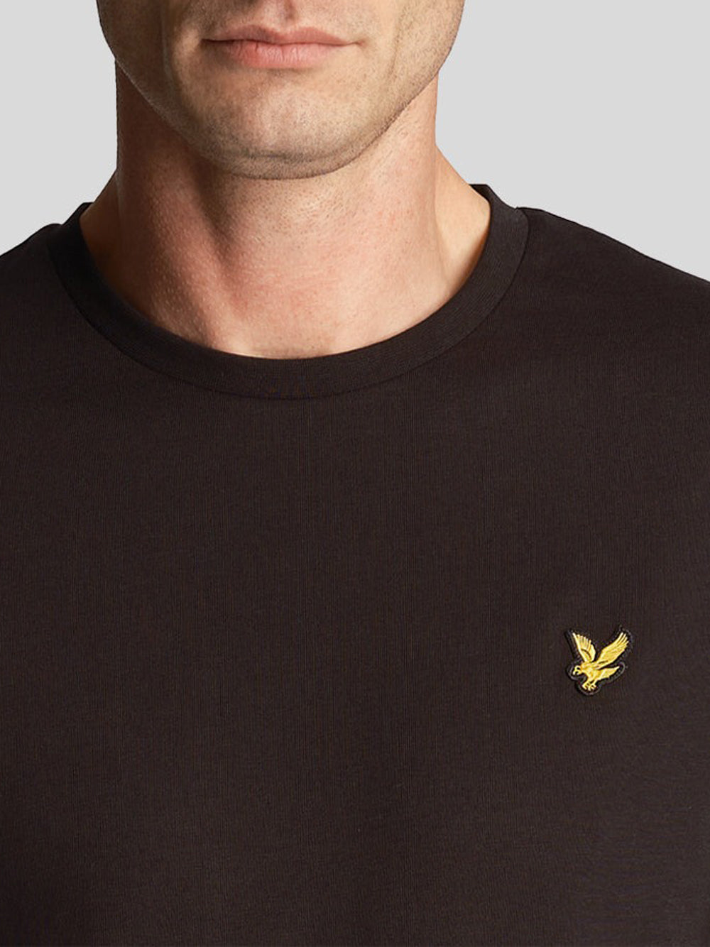 Lyle & Scott T-shirt Lyle &amp; Scott Plain L/S da Uomo - Nero