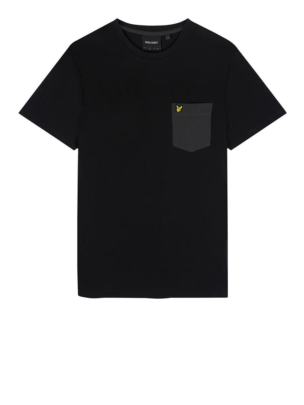 Lyle & Scott T-shirt Lyle &amp; Scott Contrast Pocket da Uomo - Nero