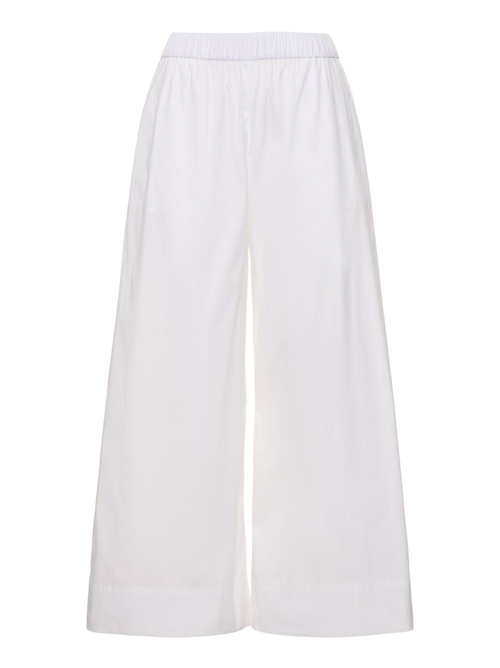 Pantalone Palazzo Max Mara Esperia da Donna - Bianco