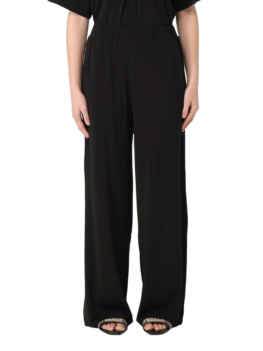 Pantalone Palazzo Max Mara Ring da Donna - Nero