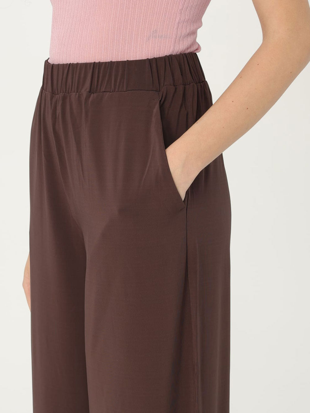 Pantalone Palazzo Max Mara Ring da Donna - Marrone