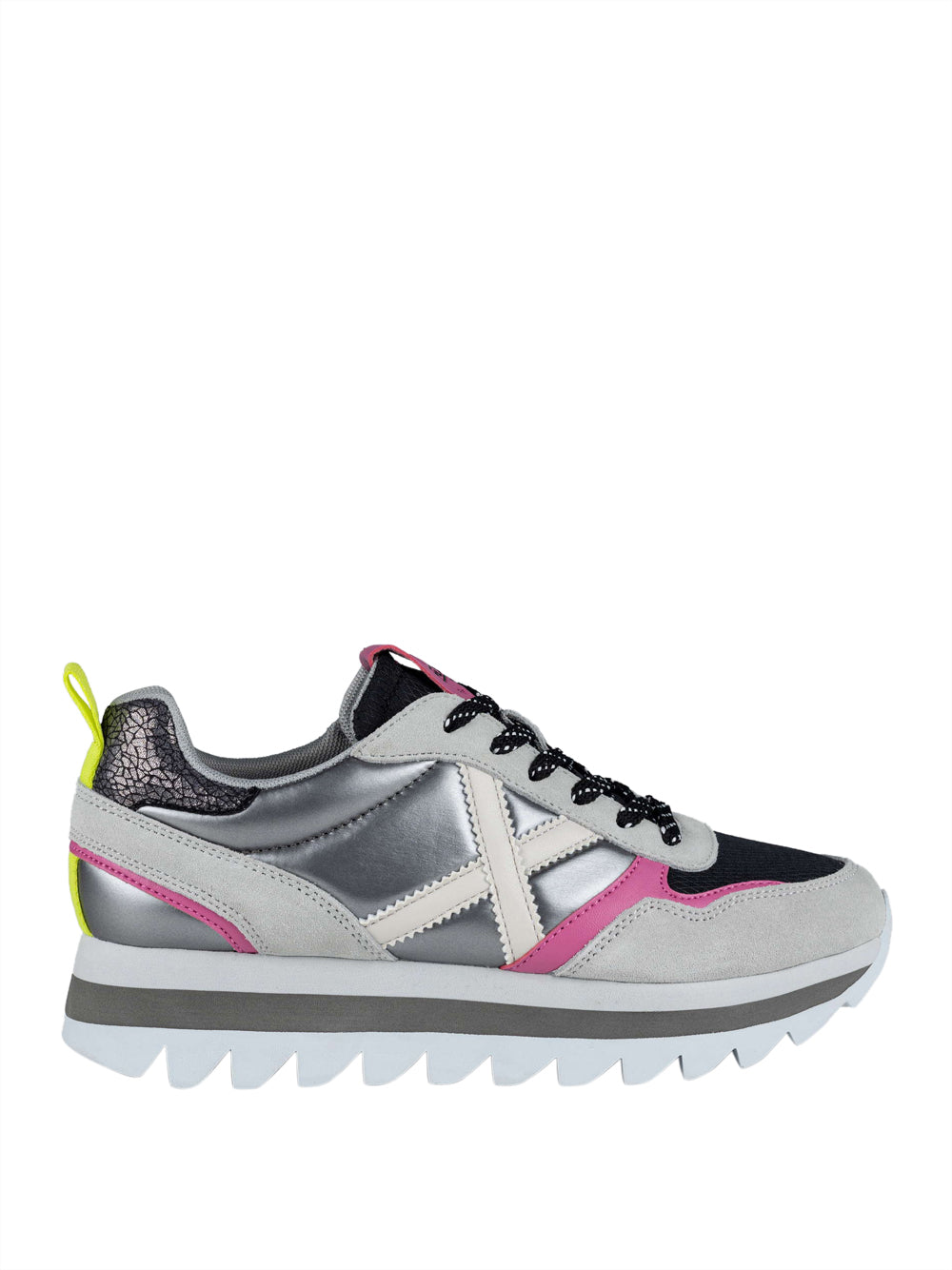 Sneakers Munich Ripple 61 da Donna - Argento Grigio