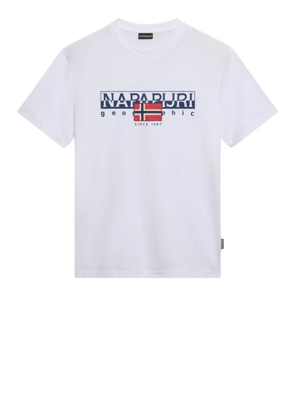 T-shirt Napapijri S-Aylmer da Uomo - Bianco