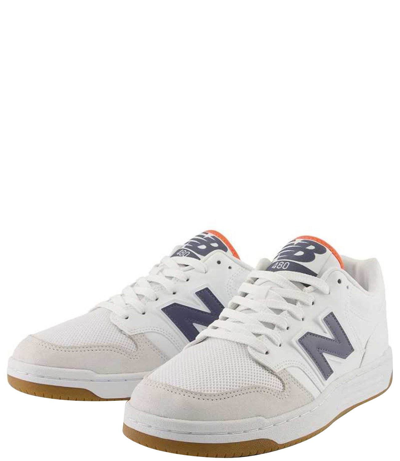 New Balance Sneakers Unisex Mod. BB480 SUEDE LFD White Bianco