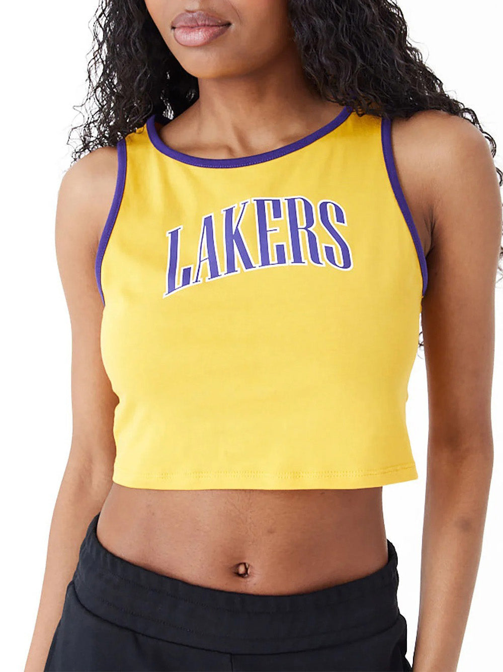 Canotta New Era Los Angeles Lakers da Donna - Giallo