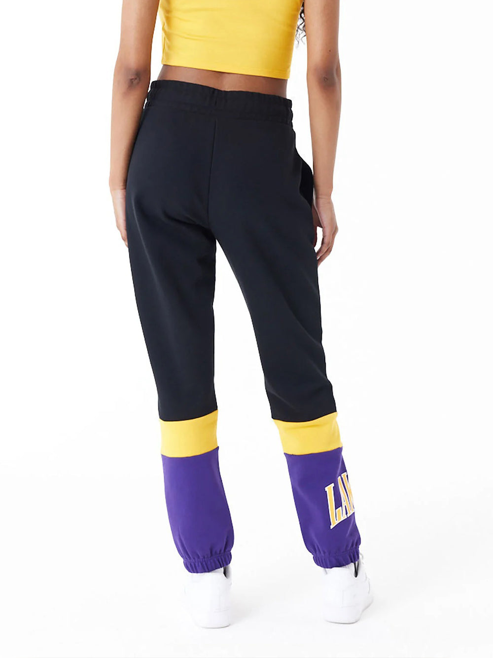 Pantalone Tuta Los Angeles Lakers New Era da Donna - Nero